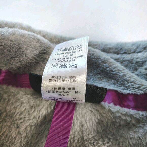 Patagonia Womens Re-Tool Fleece Vest XS Gray Purple Full Zip Gorpcore Hiking - Picture 8 of 8